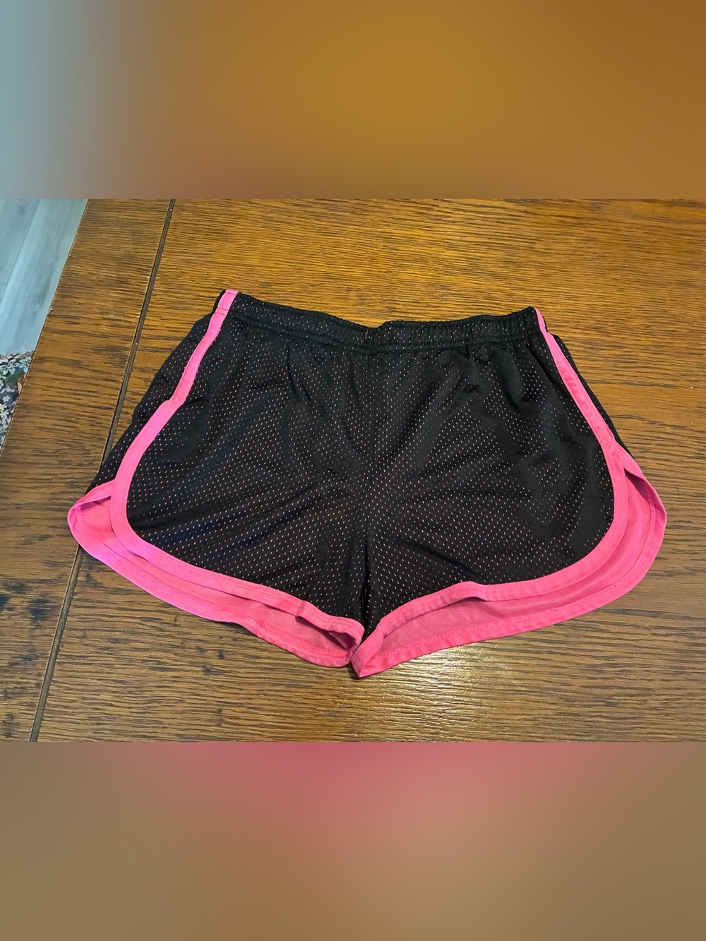 Zone Pro Black Shorts with Bright Pink Trim